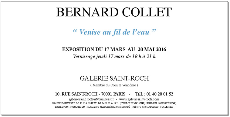 Collet exposition Venise